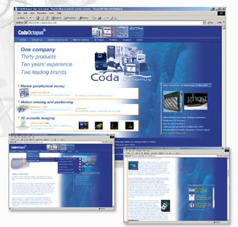 CodaOctopus.com  reflecting the merger of Coda  Technologies and Octopus Marine
