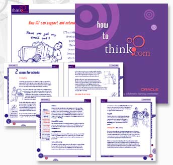 'How to think .com'  a publication for Oracle to encourage usage of their educational environment for schools.